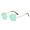 Gold Frame Green Sheet, variant on Retro Hip Hop Sunglasses for Women, Men, and Children - Trendy Square Frame Mini Shades for Fashion, Parties, and Travel