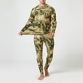 thumbnail image 2 of Men's Thermal Top and Bottom Set Camo Underwear Long Johns Base Layer with Soft Lined, 2 of 6