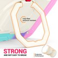 thumbnail image 6 of Case for iPad Air 11 inch M3 2025/M2 2024 (7th/6th Gen), 360 Rotating Stand Handle Shoulder Strap Heavy Duty Shockproof Cover, Rainbow Pink, 6 of 7