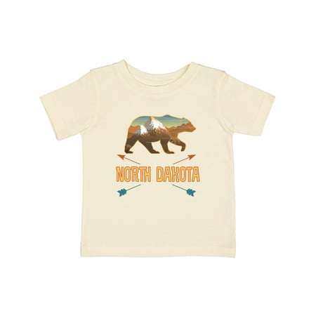 

Inktastic North Dakota Vacation Bear Silhouette Gift Baby Boy or Baby Girl T-Shirt
