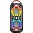 thumbnail image 1 of wonima11 Party Bluetooth Speaker Up to 40W Sound Peak, Dynamic LED Lights, 8 Vibrant Colors & 5 Light Modes, Micro SD Slot, AUX, USB & Microphone Input, 6-Hours Playtime, Ideal for Events & Parties, 1 of 1