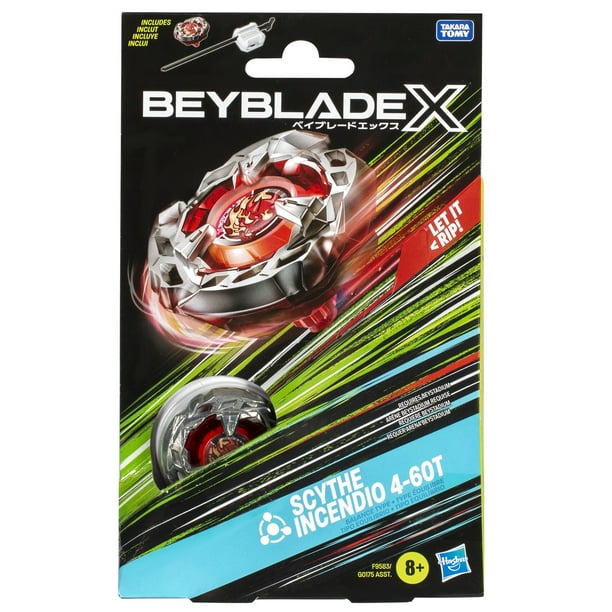 Beyblade X Scythe Incendio Starter Pack, Balance Type Top