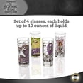 thumbnail image 2 of Disney Nightmare Before Christmas 4-Piece Tumbler Glass Set, 4 Count (Pack of 1), 10oz Character Portraits, 2 of 4