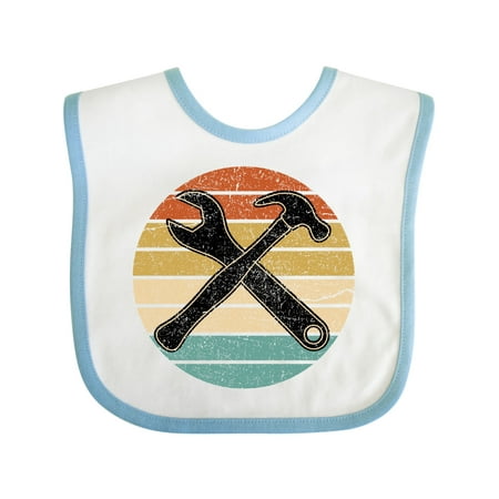 

Inktastic Mechanic Tool Set - Handyman Gift Baby Boy or Baby Girl Bib