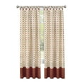 thumbnail image 2 of Achim Callie Cuff Tab Top Window Curtain Panel - 52x63 - Spice/Tan, 2 of 5