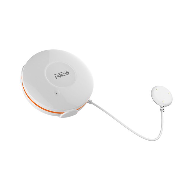 Neo Coolcam ZigBee Sensor de desbordamiento de agua WiFi Detector de fugas de agua a prueba de agua Cocina Baño Alarma de nivel de inundación Kearding EL001939-00B
