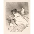 thumbnail image 3 of Henri de Toulouse-Lautrec 20x24 Black Modern Framed Museum Art Print Titled - Caudieux, Petit Casino (1892 - 1893), 3 of 5
