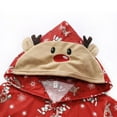 thumbnail image 5 of Viworld Christmas Family Matching Jumpsuit Pajamas One-Piece Mom Dad Kids Baby Deer Hoodie Romper, 5 of 9