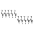 thumbnail image 4 of Luzkey 10 X Wire Rope Hangers, Picture Rail Hanging Hooks, Hardware Art Gallery Display Hooks for Basket Mirror, 1.2mm-2mm Wire Rope, 4 of 8