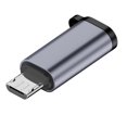 thumbnail image 1 of 2 uds. Convertidor tipo C hembra a Micro USB macho 480Mbps 18W para teléfono/tableta/2 uds PC, 1 of 3