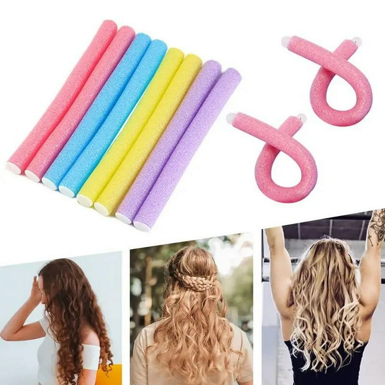 Curling Ribbon Curling Rollers Non Heat Hair Rollers 10 Piece