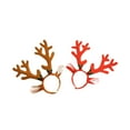 thumbnail image 5 of Sharprepublic 2Pcs Reindeer Antlers Headband Christmas Headwear for Beach Halloween Photos, 5 of 8