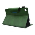 thumbnail image 5 of SaniMore Wallet Case for Samsung Galaxy Tab A8 Case 10.5" 2022 SM-X200/X205, Card Slots & Pen Holder [Auto Sleep] PU Leather Magnetic Ciasp Kickstand Shockproof Full Protective Cover, Green, 5 of 10