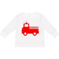 thumbnail image 3 of Inktastic Cute Red Firetruck Boys or Girls Long Sleeve Toddler T-Shirt, 3 of 5