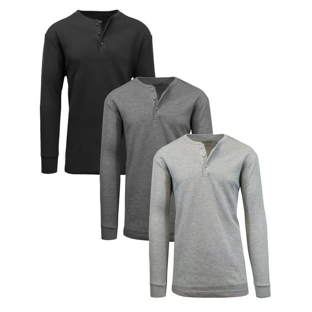 Men's Long Sleeve Thermal Shirts (3Pack)