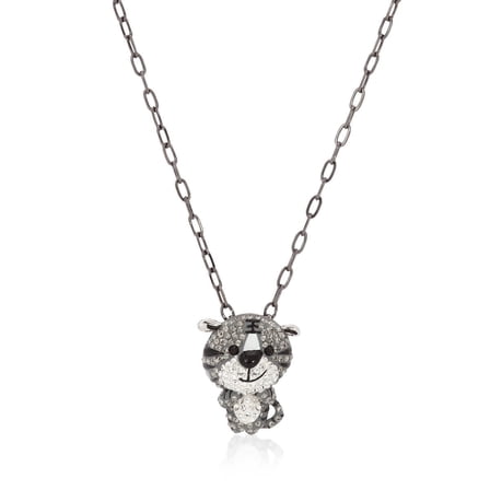 Swarovski Ladies Zodiac Tiger Pendant Necklace