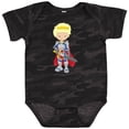 thumbnail image 3 of Inktastic Boy Prince, Knight In Shining Armor, Blond Hair Boys Baby Bodysuit, 3 of 5