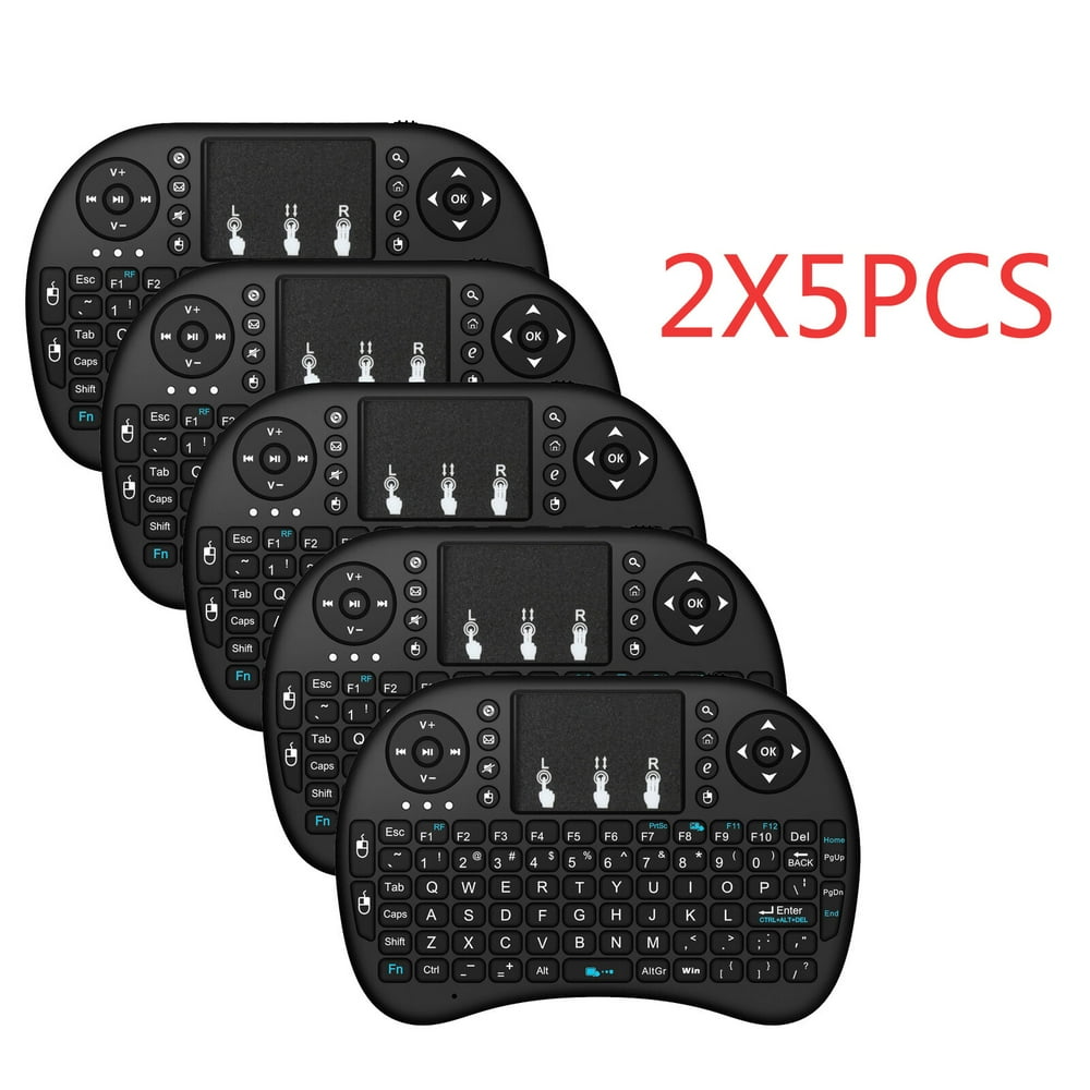 Lot 10 Mini Wireless Keyboard Remote Controls Touchpad for Android TV Box Tablet