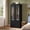 Black-2 Drawers, variant on Richya Armoire Wardrobe Closet with 3 Drawers,Clothes Storage Cabinet with Hanging Rod,Closet Organizer for Bedroom,White(B)