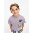 thumbnail image 6 of Star Wars, Boys' Relaxed Mineral Wash Graphic T-Shirt, Grogu & Mando, Sizes 4-18, 6 of 9