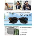thumbnail image 4 of OCCI CHIARI 1.75 Reading Sunglasses Women Trendy Reader Sun Glasses 1.0 1.25 1.5 1.75 2.0 2.25 2.5 2.75 3.0 3.5 4.0 5.0 6.0 (Tortoise)UV401 Protection Anti Blue Light Outdoors Arylic Lens, 4 of 6