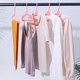 thumbnail image 5 of Unique Bargains Extra Large Plastic Adjustable Shoulder Clothes Hangers 10 Pcs Pink, 5 of 6