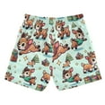 thumbnail image 2 of joogoo Boys Swim Trunks Funny Deer with Gift Beach Board Shorts Drawstring Swimsuit M, 2 of 6