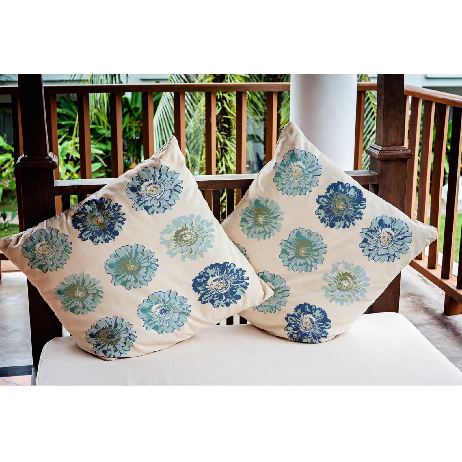 16" x 16" Simply Daisy Gypsy Floral Indoor/Outdoor Throw Pillow