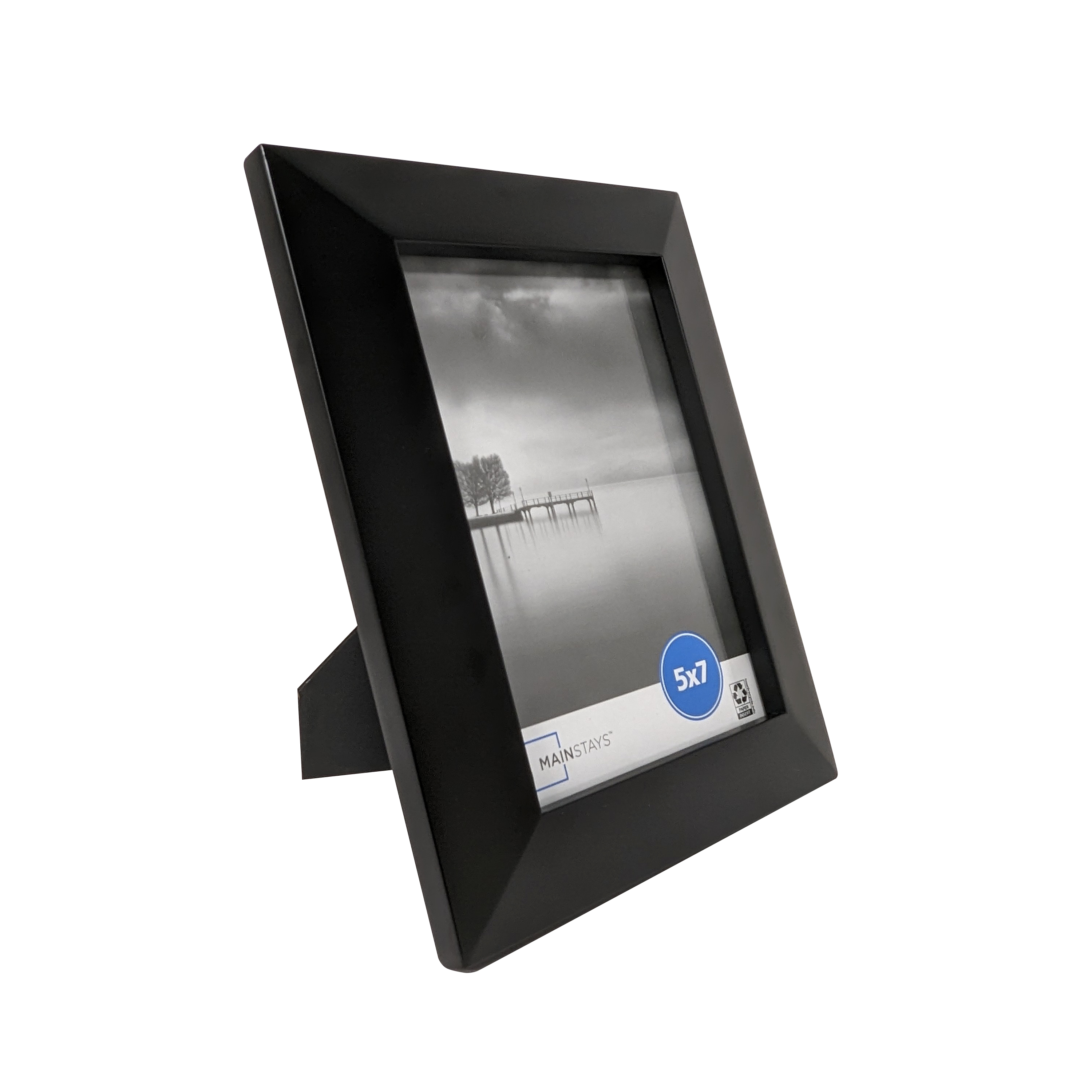 Mainstays Wide Black 5" x 7" Frame, Set of 4