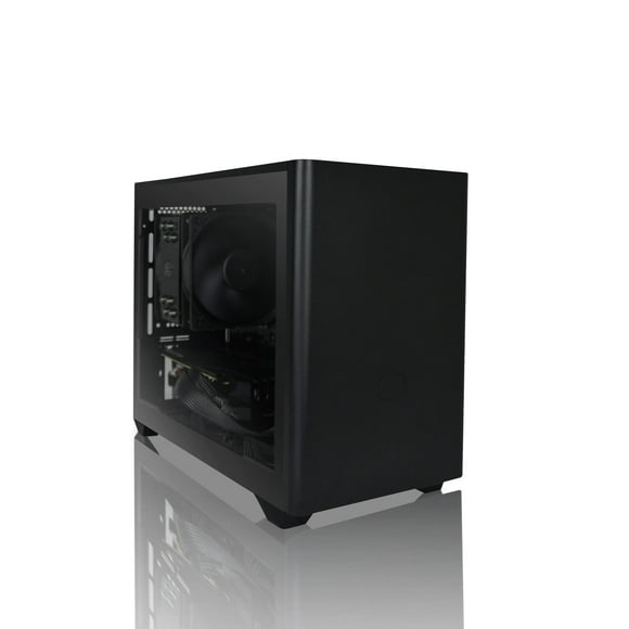 AVGPC Q-Box Mini Series PC - AMD Ryzen 5 5600G Cezanne 6 Cœurs 3,9 GHz avec Graphiques AMD Radeon Refroidisseur de Jeu 16 Go DDR4 1 To SSD Windows 10, Noir