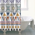 thumbnail image 4 of Waterproof Bohemian Shower Curtain 72x72 Inch Boho Style Polyester Unique Shower Curtain for Bathroom Hotel Home Decor with 12 Plastic Hooks, 4 of 5