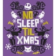 thumbnail image 2 of Girl's The Nightmare Before Christmas No Sleep Til Christmas Graphic Tee Purple Berry X Small, 2 of 4