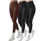 thumbnail image 1 of Set 3 Mallones Mujer Leggings Stretch Leggins Mayon Mallas, 1 of 5