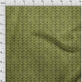 thumbnail image 3 of oneOone Silk Tabby Lime Green Fabric Text & Chevron Geometric Sewing Fabric By The Yard Printed Diy Clothing Sewing Supplies 42 Inch Wide, 3 of 4