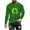 Green1, variant on Jgppe Men's Casual Shirt St.Patrick's Day Print Comfort Long Sleeve Round Neck Sweatshirt