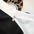 thumbnail image 4 of spefrowx Cartoon Lucky 8 Ball Duvet Cover Queen for Girls, Brown Leopard Print Queen Bedding, Black Reversible, 3 Pieces, 1 Duvet Cover and 2 Pillowcases, 4 of 6