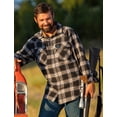 thumbnail image 4 of Legendary Whitetails Men's Stockyards Shotgun Western Flannel Long Sleeve Shirt, 4 of 6