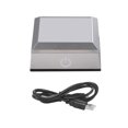 thumbnail image 2 of YAOMOBB Sculpture Base Light Base Set Touch Switch 6 Light Modes Simple Operation Table Crystal Ball Display Home Decor, 2 of 5