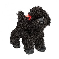 Gigi Black Poodle 8 inch Small Plush Toy Stuffed Animal