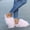 WHITE, variant on Women's Faux Fur Long Plush Mules Slippers, Round Toe, Soft Thick Bottom Slides, Outdoor/Indoor, Black/White/Pink, Size 36-41