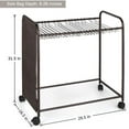 thumbnail image 3 of Jeans/Trousers/Skirt Rolling Trolley, Oxford Cloth Side Pockets-wardrobe Organizer-12 Hangers, 3 of 3