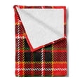thumbnail image 2 of Plaid Soft Flannel Fleece Blanket, Vertical and Horizontal Lines Tartan Backdrop Scottish Fashion and Culture Inspired, Cozy Plush for Indoor and Outdoor Use, 50" x 70", Multicolor, by Ambesonne, 2 of 5