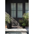 thumbnail image 5 of Veradek Kona Series Bundle - Three Piece Set of Plastic-Stone Planters - Black, 5 of 9