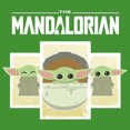 thumbnail image 2 of Boy's Star Wars: The Mandalorian The Child Cartoon Cards  Graphic Tee Kelly Green Large, 2 of 4