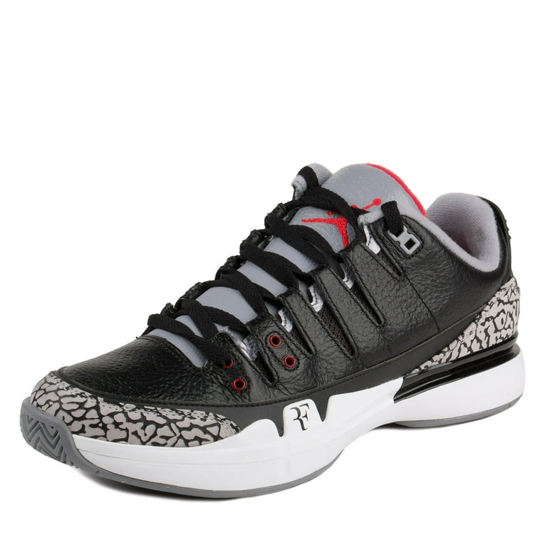 Nike Mens Zoom Vapor AJ3 Black/White-Cement Grey 709998-010