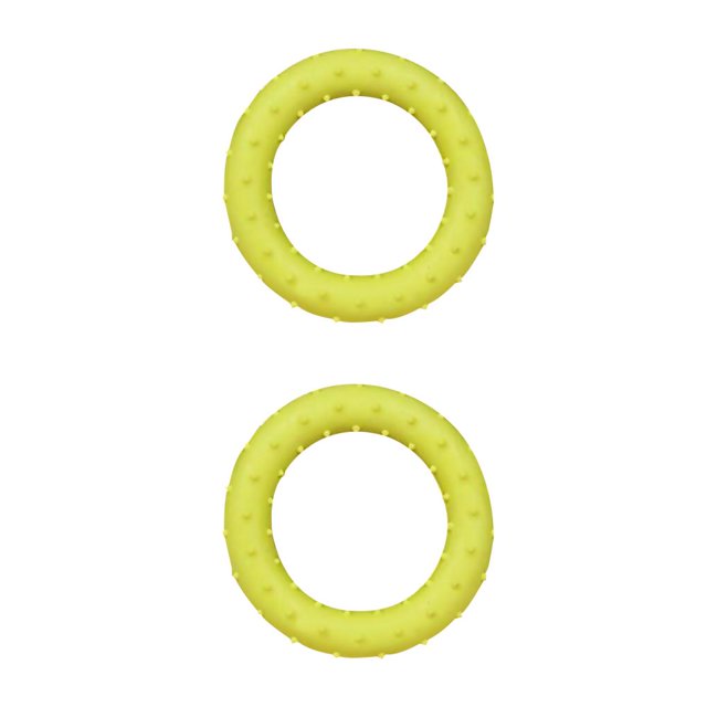 crativent Random Color Pet Dog Toys Rubber Clean Teeth Chew Training Interactive Toy N 1pcs 2Set