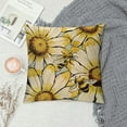 thumbnail image 2 of PRATYUS  Home Sweet Home Bee Sunflower Throw Pillow Covers, Love Lives Here Spring Summer Stripes Cushion Case for Sofa Couch 18x18in, 2 of 5