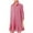 Hot Pink, variant on Lmnyox Tunic Shirt Dress for Women Long Sleeve Short Dress Button Up Ruffle Flowy Casual Dress