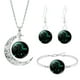 thumbnail image 1 of Fiudx Conjunto de Joyas de Constelación, Delicado Collar Astrológico, Pendientes y Pulsera a Juego, Estilo Único para Uso Diario, Regalo Perfecto para Mujeres, Cumpleaños o Aniversarios, Diseño Multi, 1 of 3
