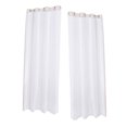 thumbnail image 1 of DOLITY 2Pcs Outdoor Curtain Elegant Porch Dust Drape Pool Corridor Voile, 1 of 9